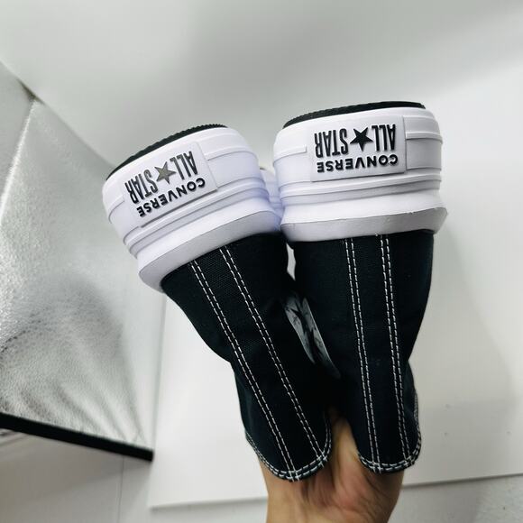 Converse Chuck Taylor All Star High Move Black White Size 8 WOMENS 568497C - Picture 6 of 7